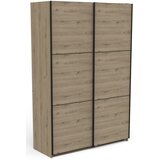 Fola Ormar s kliznim vratima Alahambra - hrast + crna | shoptok.hr