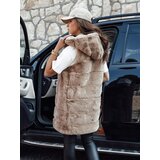 DStreet Kamizelka damska ASHTON kamelowa | shoptok.hr