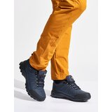 DK Navy blue men's hiking boots Cene