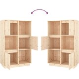  Visoka komoda 74 x 35 x 117 cm od masivne borovine | shoptok.hr