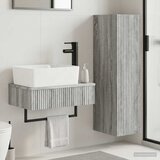  Set namještaja za kupaonicu 2 kom. Siva Sonoma 33 x 34,5 x 100 cm | Shoptok.si