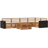  Set vanjskih sofa 6 kom. Prirodna Čvrsto drvo akacije | shoptok.hr