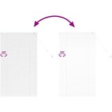  Venecijanske žaluzije Bela 130 x 80 cm Aluminij | Shoptok.si