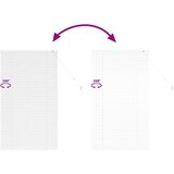  Zavjesa za prozor sa zavjesama Ostalo Bijela 80 x 130 cm Aluminij | shoptok.hr