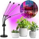  LED prigušiva stona lampa za uzgoj biljaka VITARO 4xLED/10W/230V crna | Eponuda.com