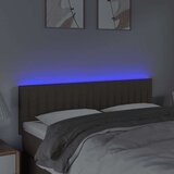  Posteljno vzglavje taupe 144x5x78/88 cm blago, (20932423) | Shoptok.si