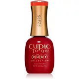 Cupio To Go! Ruby gel lak za nokte s korištenjem UV/LED lampe nijansa Flame Scarlet 15 ml