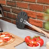 CHEF POMODORO aluminijasta pizza lopatka s perforacijo in lesenim ročajem | Shoptok.si