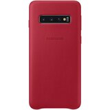 Samsung GALAXY S10+ LEATHER COVER RED, (617988) | Shoptok.si