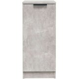  Komoda siva boja betona 30 x 30 x 70 cm od konstruiranog drva | shoptok.hr