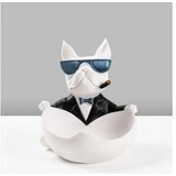 Aberto Design dekorativna figura Bıg Boss, Bela | Eponuda.com