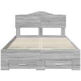  Konstrukcija postelje Siva Sonoma 120 x 200 cm Konstruiran les, (5000102428) | Shoptok.si