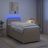  Boxspring krevet s madracem Krem 80 x 200 cm Tkanina | shoptok.hr