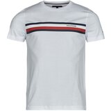 Tommy Hilfiger Majice s kratkimi rokavi RWB MONOTYPE CHEST STRIPE TEE Bela | Shoptok.si