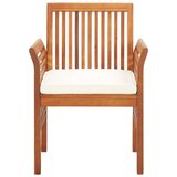  7-dijelni vrtni blagovaonski set s jastucima bagremovo drvo | shoptok.hr