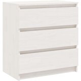 vidaXL noćni ormarić bijeli 60 x 36 x 64 cm od masivne borovine | shoptok.hr
