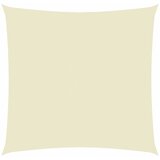 vidaXL Senčno jadro oksford blago kvadratno 2,5x2,5 m krem Cene