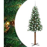 vidaXL Ožja jelka med 300 LED Zelena 180 cm PVC in trden bor | Shoptok.si