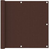 vidaXL Balkonsko platno rjavo 90x600 cm oksford blago Cene