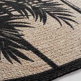 Douceur d intérieur Črna/bež pralna okrogla preproga ø 120 cm Tropic – | Shoptok.si