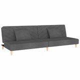 Maison Chic kavč - Sofa - Kanape dvosed z ležiščem in dvema blazinama temno sivo blago, (21727605) Cene