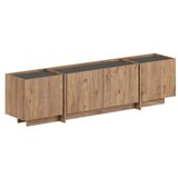 Hanah home polica za tv lowen atlantic pine anthracite | Eponuda.com
