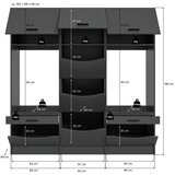 MID.YOU Omara Za Pralni In Sušilni Stroj Free, Antracit | Shoptok.si