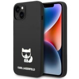 Karl Lagerfeld KLHCP14SSLCTBK za iphone 14 6.1 črn silikonska zaščita - choupette body | Shoptok.si