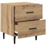  Nočna omarica s predalom 2 pcs artisan hrast 40 x 35 x 47.5 cm, (5000069600) | Shoptok.si