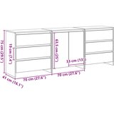  Kreveta s ladicama 3 pcs Crna 70 x 41 x 75 cm Konstruirano drvo | Eponuda.ba
