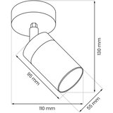 Brilagi - spot svetiljka POKER 1xGU10/25W/230V plava | Eponuda.com