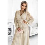 numoco basic Numoco pleated dress with belt and neckline | Shoptok.si