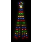  Stožasto božićno drvce šareno 108 LED žarulja 70 x 180 cm | shoptok.hr