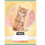 NEBULO speti zvezek za 3. razred, črtasti, A5, 12-32, z živalmi - mačka | Shoptok.si