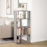 vidaXL Regal za knjige boja betona 60x20x120 cm konstruirano drvo Cijene