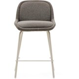 Kave Home Sivo-bež barski stol (višina sedeža 65 cm) Aimin – | Shoptok.si