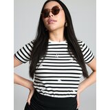 Sinsay ženska prugasta majica kratkih rukava 8177J-MLC | shoptok.hr