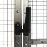  Kavez za ptice srebrni 1,79x6x1,85 m aluminijski | shoptok.hr