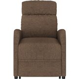  Naslonjač na podizanje od tkanine smeđi | shoptok.hr