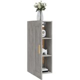 vidaXL Stenska omarica betonsko siva 35x34x90 cm konstruiran les | Shoptok.si