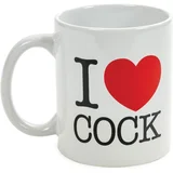 I Love Cock - šalica (crna)