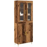  Highboard 2 kom. Staro drvo 69,5 x 34 x 180 cm Slike