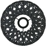  Sjenilo za svjetiljku crno Ø 23 x 28 cm od željeza i papira | shoptok.hr