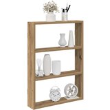 vidaXL Stenska polica artisan hrast 43x9x60 cm inž. les | Shoptok.si