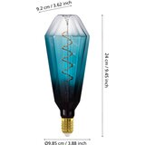  LED prigušiva sijalica VINTAGE E27/4W/230V 2000K plava - Eglo 110235 | Eponuda.com