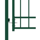  Vrata za ograjo s konicami jeklo 100x100 cm zelena, (20823489) | Shoptok.si