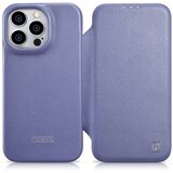ICARER Magnetna preklopna torbica za iPhone 14 Pro MagSafe CE Premium Leather svetlo vijolična, (21522123) Cene