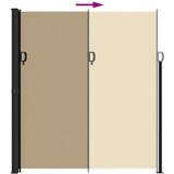  Bočna tenda na uvlačenje bež 220 x 500 cm | shoptok.hr