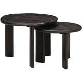 Stolovi za kavu na sklapanje 2 pcs Bijelo Čvrsto drvo manga | shoptok.hr