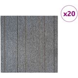  Tepih pločica Svjetlosiva s prugama 50 x 50 cm 20 pcs | Eponuda.ba